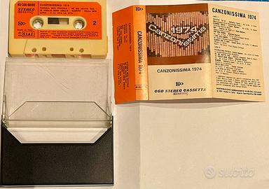 Audiocassetta Canzonissima 1974