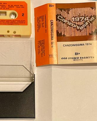 Audiocassetta Canzonissima 1974