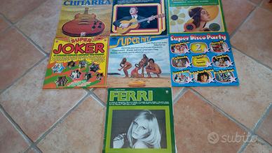 Dischi in vinile degli anni '70.