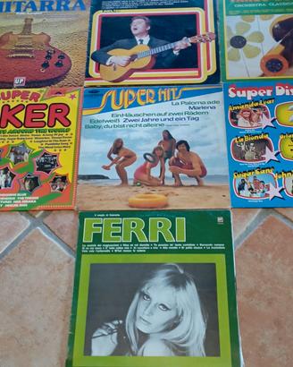 Dischi in vinile degli anni '70.
