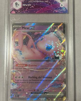 Mew EX 151/165-Play! Pokémon Promo 2023 Graad 9.5+