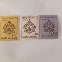 francobolli 1963 poste vaticane 