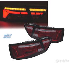FANALI AUDI A5 11-16 LED ROSSO FUMÉ