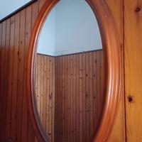 specchio in legno