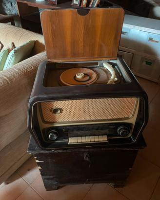 Radio con giradischi anni 50
