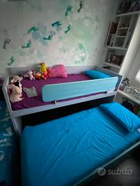 Letto a castello salvaspazio per cameretta