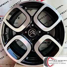4 CERCHI IN LEGA ORIGINALI R16 CITROEN C3 C4