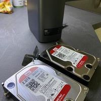 WD NAS EX2 ULTRA Chassis + 2 HDD 2 TB