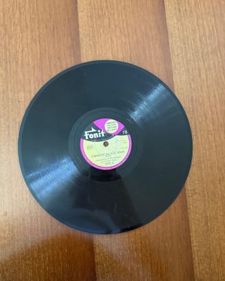 disco in vinile a 78 giri