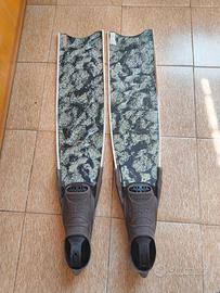 Pinne Leaderfins  con scarpette Omer Stingray 