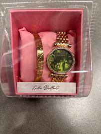 Orologio donna Emilia Brillante oro e verde