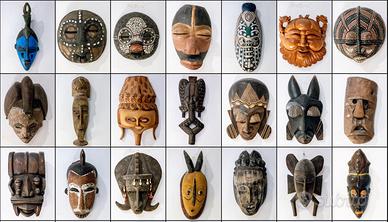 🎭 COLLEZIONE ETNOGRAFICA: 60 MASCHERE AUTENTICHE