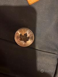 2 Once Argento Krugerrand + Maple Leaf FDC