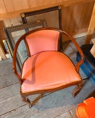 Coppia di poltroncine stile luigi filippo fine 800