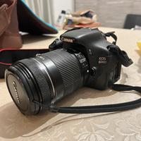 Canon eos 600d con obiettivo 18-135mm+accessori