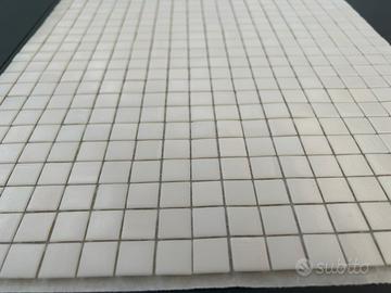 Mosaico gres - bianco