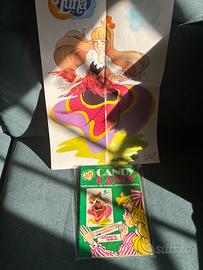 Candy Candy giornalino con gadget poster di Luna