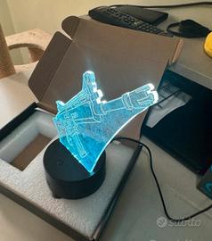 Lampada luminosa 3D