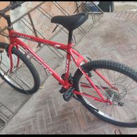 Mountain Bike 26 Rosso Ferrari