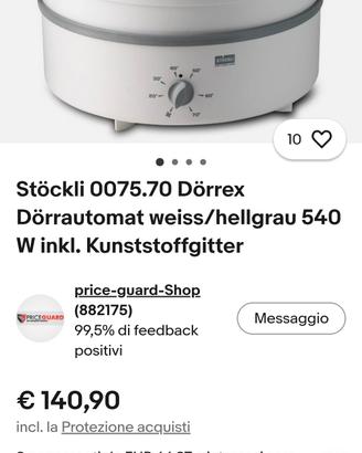 essiccatore alimentare 