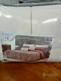 Trapunta Velluto Matrimoniale Angel's coll - beige