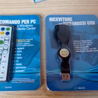 Telecomando per PC e lettore a infrarossi