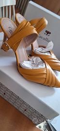 Decollete cavallini  in Nappa Ocra – TG o