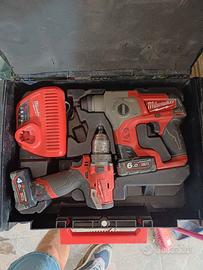 kit avvitatore e tassellatore milwaukee