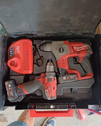 kit avvitatore e tassellatore milwaukee