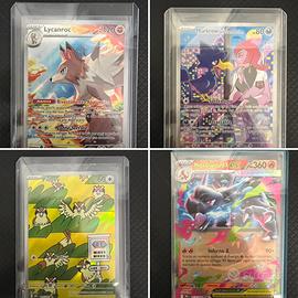 Pokemon lotto 4 carte ar e fullart ita