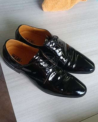 Scarpe eleganti nere lucide taglia 42 Pittarello
