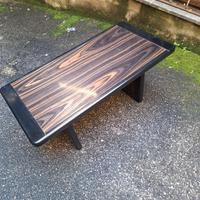 Tavolino caffe  tipo ebanizzato modernariato 