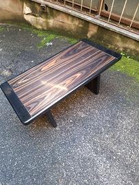 Tavolino caffe  tipo ebanizzato modernariato 