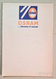 Blocco Notes Vintage Anni 70 OSRAM lampade