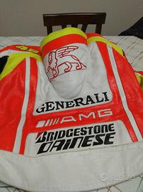 Giubbotto Ducati tg 50 guanti pantaloni Dainese 