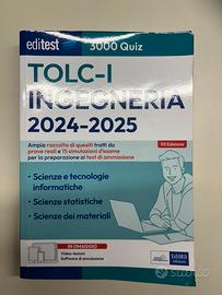 Editest TOLC-I ingegneria 2024-2025