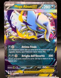 Pokemon Card Mega Absol Ex 086/132 RR Mega Evoluz