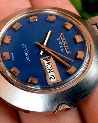 Kienzle Diplomat Swiss Automatic Disco Volante Eta