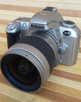 FOTOCAMERA NIKON F55 CON OBIETTIVO AF 28-80MM