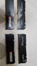 HyperX FURY DDR4 4×8 3600 mhz cl17