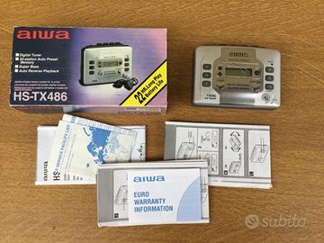 Lettore di musicassette AIWA HS-TX486 con radio