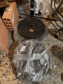 Set completo dischi in ghisa Domyos 108 kg totali