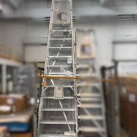 Scala in alluminio a castello 12 scalini NUOVA