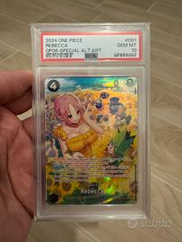 One Piece TCG REBECCA OP05-091 SR SP PSA 10 Eng
