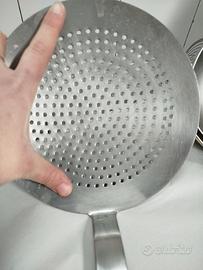 schiumarola in acciaio inox 20cm diametro 