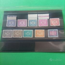 Repubblica Italiana. Segnatasse filigrana stella.