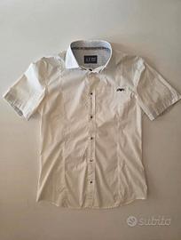 Armani jeans Uomo Camicia L (bianco)