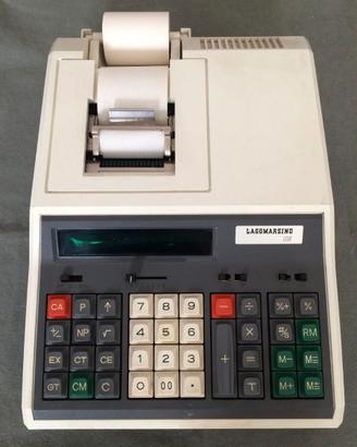 CALCOLATRICE ORIGINALE: LAGOMARSINO 1218 ANNI '70