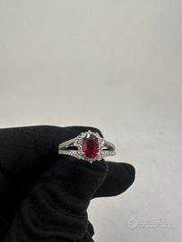 Anello Giorgio Visconti in oro, rubino e diamanti