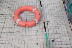 salvagente anulare e pagaia